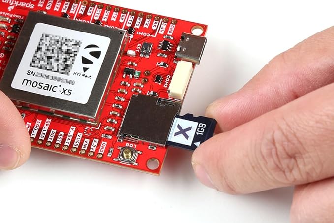 SparkFun Triband GNSS RTK Breakout - Mosaic-X5 high-Precision GNSS Receiver, with SD Capabilities and USB-2.0, MultiBand GPS Antenna, Board Dimensions: (Inches) 2.50 x 2.00