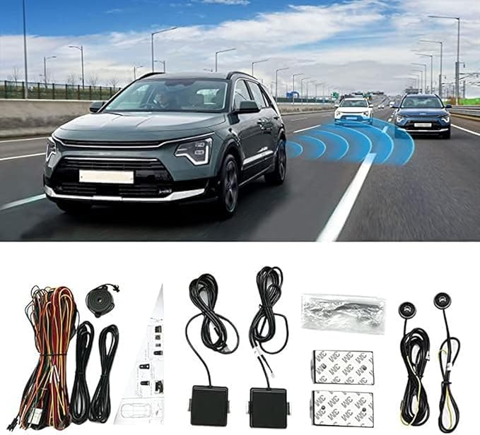 BY-J Blind Spot Monitoring System, 24GHz Millimeter Wave Radar Universal Car Blind Spot Detection System, Reversing Radar Parking System