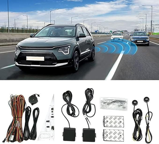 BY-J Blind Spot Monitoring System, 24GHz Millimeter Wave Radar Universal Car Blind Spot Detection System, Reversing Radar Parking System