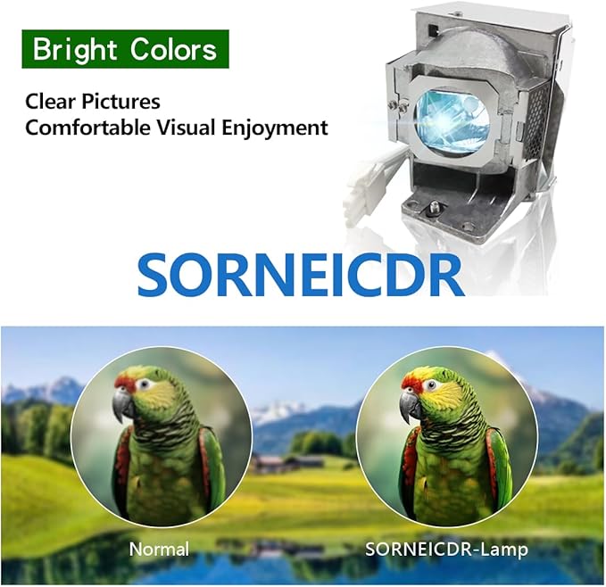 RLC-085 RLC-078 Replacement Projector Lamp Bulb Compatible with Viewsonic PJD5533W PJD6543W PJD5134 PJD5132 PJD6235 PJD6245 PJD5234L PJD5232L PJD6246 Projector Lamp Bulb with Housing