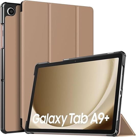 TiMOVO Case for Samsung Galaxy Tab A9+/A9 Plus 11 Inch 2023, Slim Lightweight Stand Hard Back Shell Protective Cover for Galaxy Tab A9+ Tablet SM-X210/X216/X218, Auto Wake/Sleep, Milk Coffee