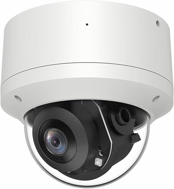 4K 2.5'' PoE PTZ IP Camera with Mic/Audio in, 8MP IP Dome Security Camera Outdoor, Waterproof IP66, 2.8mm Lens 60ft IR Night Vision, Pan 0~355° Tilt 0~90°