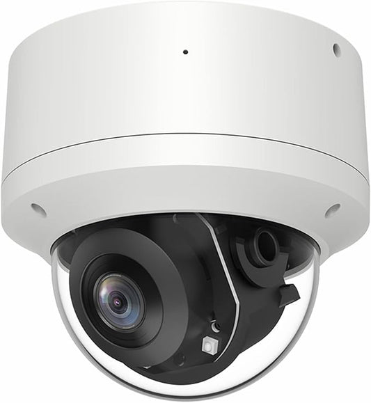 4K 2.5'' PoE PTZ IP Camera with Mic/Audio in, 8MP IP Dome Security Camera Outdoor, Waterproof IP66, 2.8mm Lens 60ft IR Night Vision, Pan 0~355° Tilt 0~90°