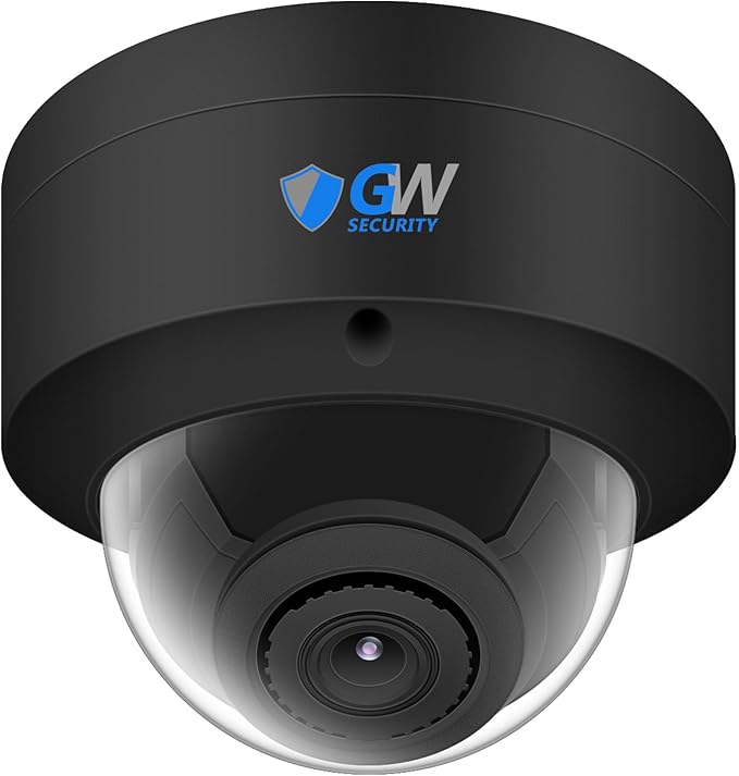 GW Security 64 Channel 12MP NVR UltraHD 4K Human & Cars Detection PoE Security Camera System with 64 x 8MP Waterproof Microphone 130° Wide Angle Outdoor Indoor Dome Cameras (Black)