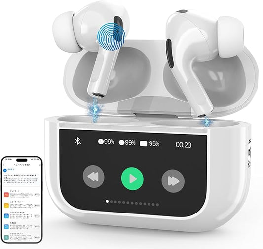 AI Language Translator Earbuds,3-in1 English-Spanish Translation Device,Instant Translation,Seamless Global Conversations, AI Bluetooth Earbuds with Charging Dock for Travel, Meetings, and Study