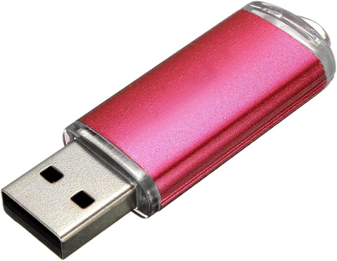 TOPESEL 5 Pack 1GB USB 2.0 Flash Drive Memory Stick Thumb Drives (5 Mixed Colors: Black Blue Green Red Silver)