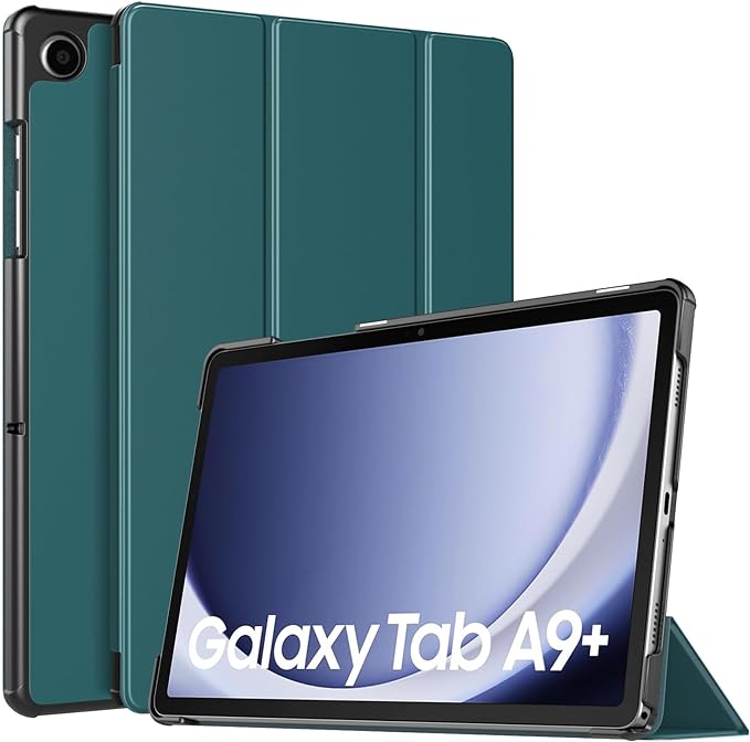 TiMOVO Case for Samsung Galaxy Tab A9+/A9 Plus 11 Inch 2023, Slim Lightweight Stand Hard Back Shell Protective Cover for Galaxy Tab A9+ Tablet SM-X210/X216/X218, Auto Wake/Sleep, Turquoise