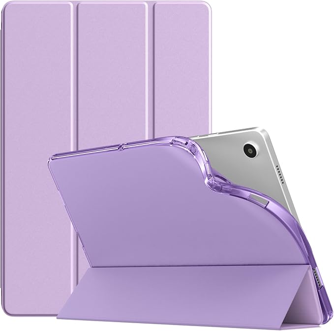 TiMOVO Case for Samsung Galaxy Tab A9+/A9 Plus 11" 2023, Slim Soft TPU Translucent Frosted Back Protective Cover for Galaxy Tab A9+ Tablet SM-X210/X216/X218, Auto Wake/Sleep, Taro Purple