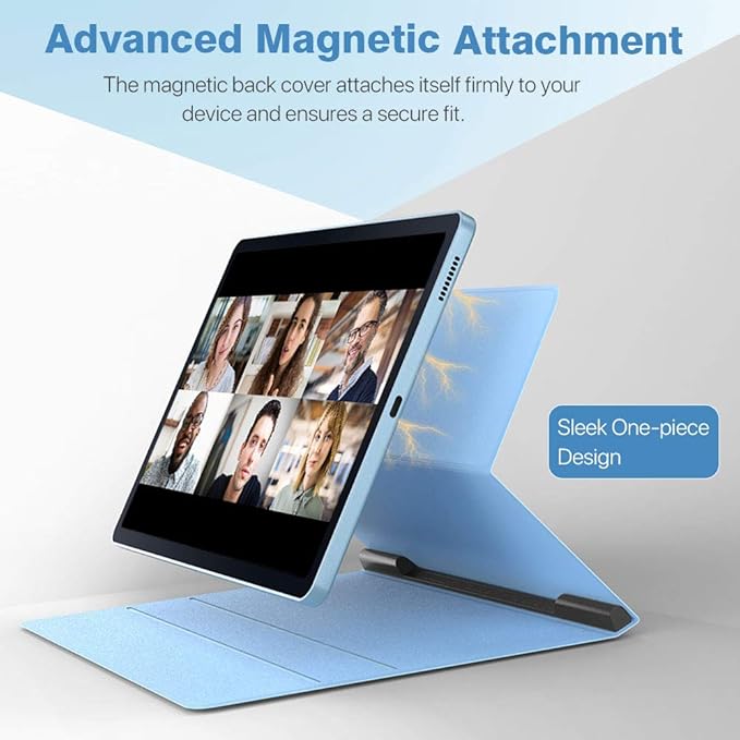 TiMOVO Case for All-New Samsung Galaxy Tab S6 Lite 10.4 Inch 2024/2022/2020, Ultra Slim Lightweight Magnetic Stand Cover Fit Galaxy Tab S6 Lite Tablet - Light Blue