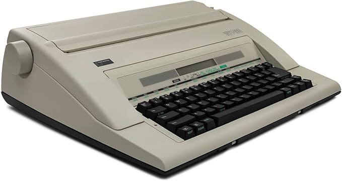 Nakajima WPT-160 Electronic Portable Typewriter with Correct Film Ribbon (2 Items)