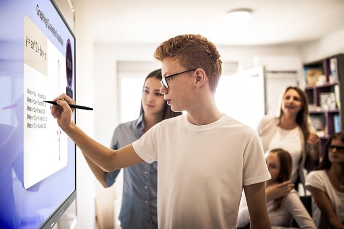 Promethean ActivPanel LE 75” High Specification Digital Whiteboard, 4K UHD, Interactive Display, Android OS, EDLA Certified, 3 Year Onsite Support