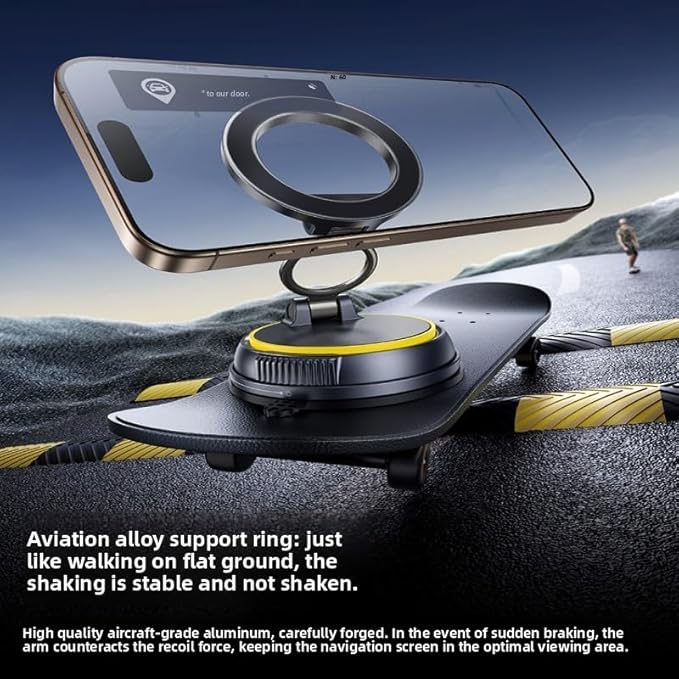 Car Mobile Phone Holder Suspension Central Control Screen Special Hidden Integrated 360 Degree Adjustment Direction Free Paste (MG-ZJ03duan)