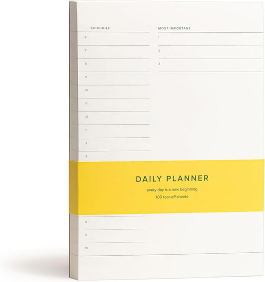 Daily and Weekly To-Do List Notepad â Desk Pad for Work and Study, Minimal, 8x6 Inches