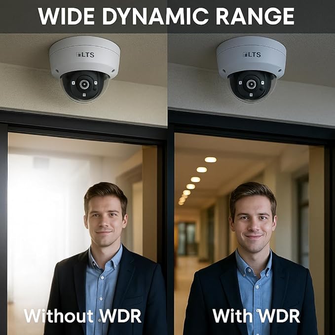 CMHD7322WE-28F | 2MP 1080p HD-TVI Dome Camera | 2.8mm Wide Angle Lens | 98ft Matrix IR Night Vision | IP67 Weatherproof IK10 Vandal-Proof