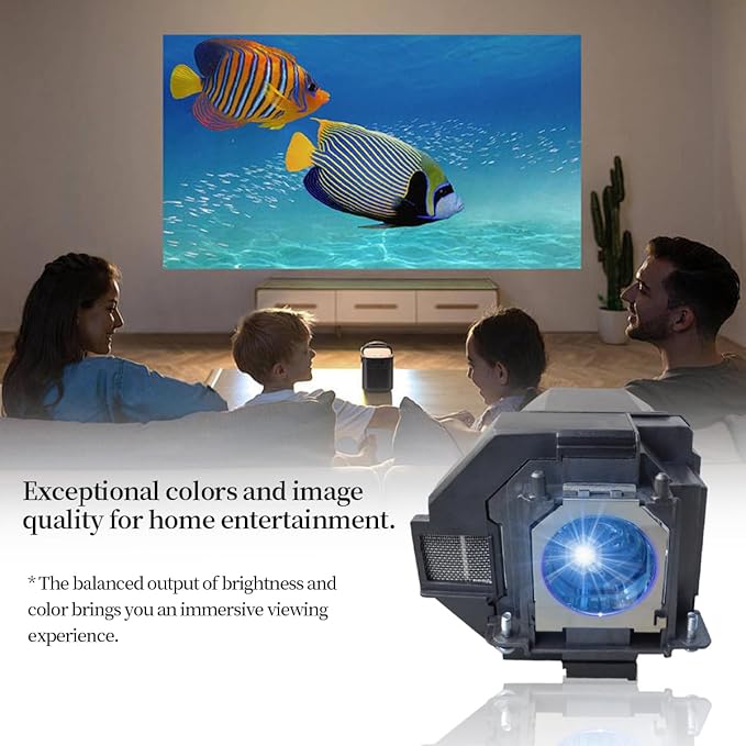 ELP LP95 Replacement Projector Lamp Bulb Compatible with Epson EB-2055/2250U/2250/2255U/2265U/2245U/2155W/5510/5530U, H814A, H814B, H814C, H815C, H816A, H817B, H818C, H820A, H821B, H824A Projectors