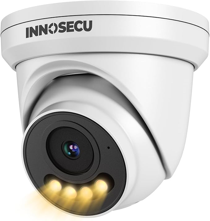 UltraHD 12MP AI PoE Camera @30fps, IP Security Camera Outdoor Waterproof IP67, Smart Dual Light Color Night Vision, 4mm Lens, Two Way Audio, Face Detection, Human/Vehicle Detection,IND12HD99A