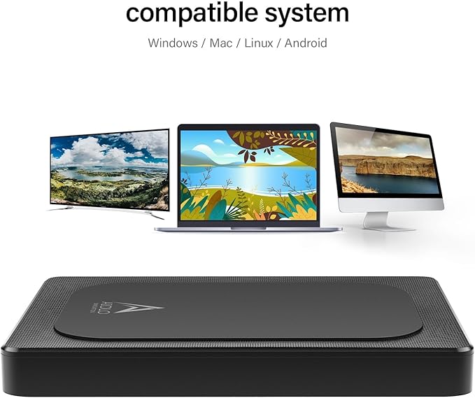 320GB External Hard Drive Ultra Slim Portable HDD-USB 3.0 for PC, Mac, Laptop, PS4, Xbox one,Xbox 360 HD-A4