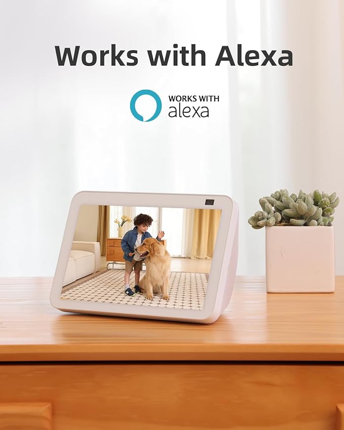 Noorio 4K Indoor Security Camera with 5GHz WiFi - 360° Pan Tilt Pet Camera for Dogs & Cats, Dog Monitor with Speaker, No Subscription Needed, Alexa Compatible, Motion Tracking, Night Vision-Model T120