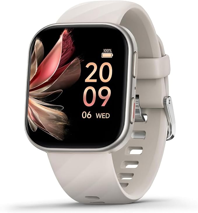 FITVII Health & Fitness Tracker (Answer/Make Calls), Smart Watch with 24/7 Heart Rate and Blood Pressure, Sleep Tracking, Blood Oxygen Monitor, 120+ Sport Modes Activity Tracker for Women Men