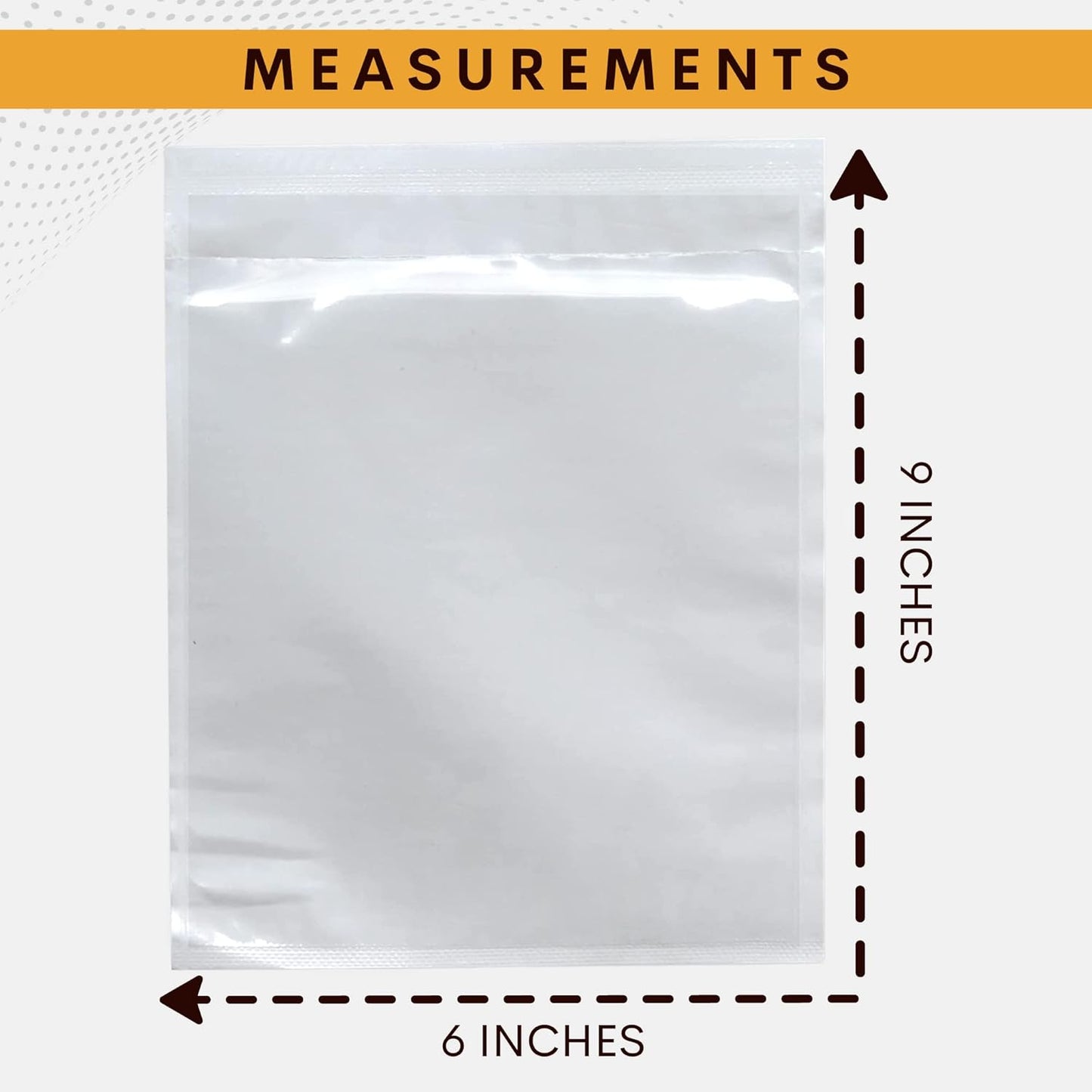 1000 Pack 6"x9" Shipping Label Sleeves – Clear Self-Adhesive Packing Slip Pouches, Waterproof Packing List Envelopes – Ideal for Shipping Documents, Mailing Labels, Invoices & Packing Slips