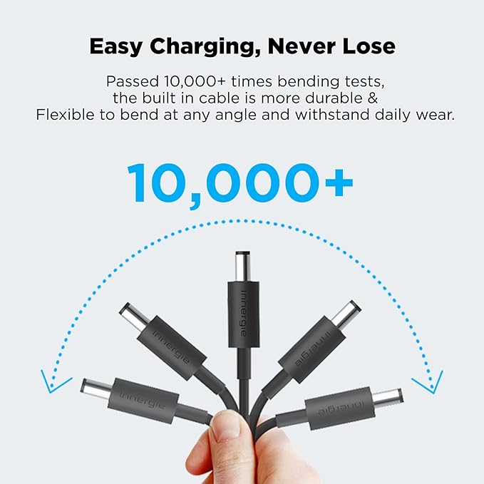 Innergie T24 240W 230W Universal Gaming Laptop Charger Power Adapter for Acer ASUS ROG Dell Alienware HP Lenovo MSI 100-240V AC Input 20V 12A DC Output Power Supply Made by Delta Electronics