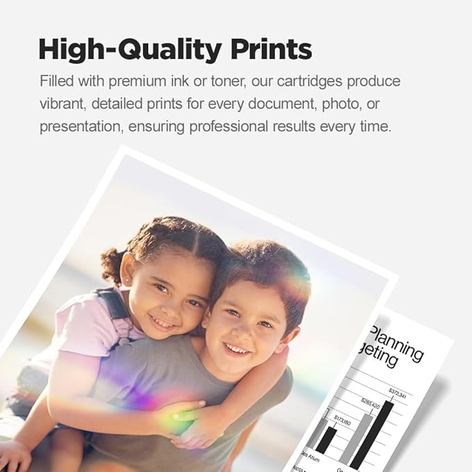 LD Products Remanufactured Ink Cartridge Replacement for HP 62XL C2P07AN High Yield (Color, 2-Pack) Compatible with The Following HP Printer Model Envy 5540