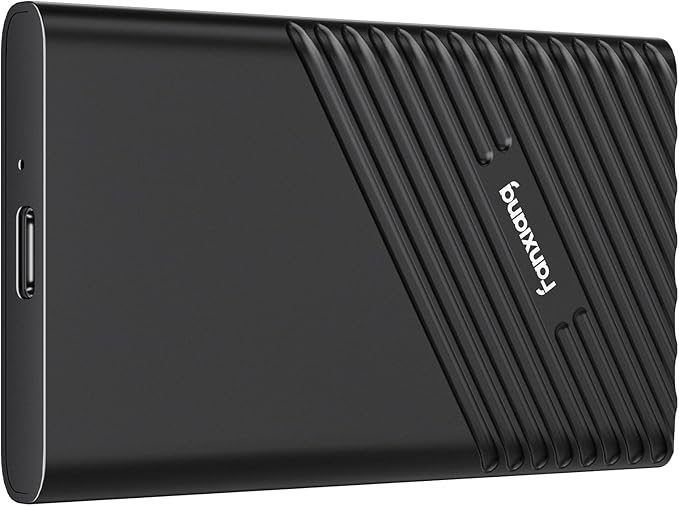 fanxiang 500GB External SSD Portable, Up to 2000MB/s, USB C External Solid State Drive External Hard Drive, USB 3.2 Gen2*2 Type-C SSD for iPhone 15/Pro/PC/Laptops/Creators/Gaming