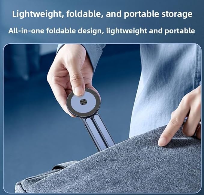 Magnetic Multi-Scene use for All Stands Laptop Tablet Mobile Phone Stand Three-in-one Travel Work Fitness All-Scene use of Electronic Products Magnetic Stand (Navy Blue)