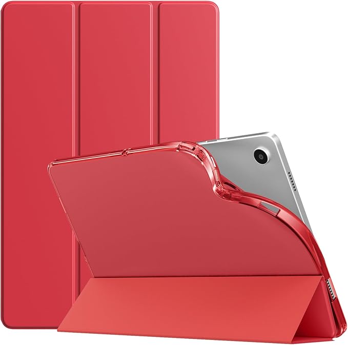 TiMOVO Case for Samsung Galaxy Tab A9+/A9 Plus 11" 2023, Slim Soft TPU Translucent Frosted Back Protective Cover for Galaxy Tab A9+ Tablet SM-X210/X216/X218, Auto Wake/Sleep, Wine Red