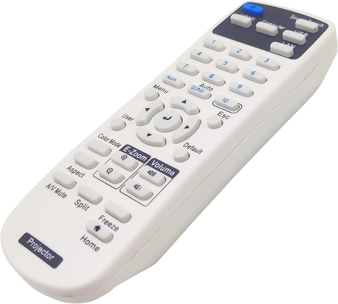 2198635 Projector Remote Control for Epson BrightLink EB-735Fi, Home Cinema 1080, PowerLite 992F/ E20/ EB-720/ EB-725W/ EB-L200SW/ EB-L520U/ EB-L630U/ EB-L730U/ X49