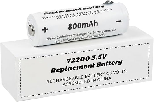 Replacement for Welch Allyn 72200 Battery | Compatible with 60835, 71000, 71670 Handles | 3.5V 800mAh Ni-Cd Rechargeable Battery