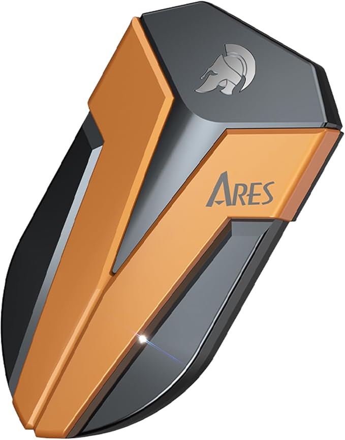 DATO External SSD 500GB, External Solid State Drive Portable SSD External USB 3.2 Gen 2x2 Type-C OTG Supported Compatible with PS5 and Xbox, up to 1600/1500 MB/s IP67 Waterproof - ARES Amber Shield