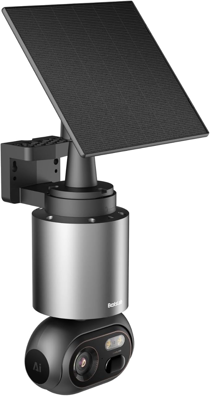 BOTSLAB Security Cameras Outdoor Wireless, Add-On Camera Must Be Connected to Base Station and Cannot Be Used Independently, 4K Security Camera,No Monthly Fee,Supports Up to 8 Cameras per Base Station