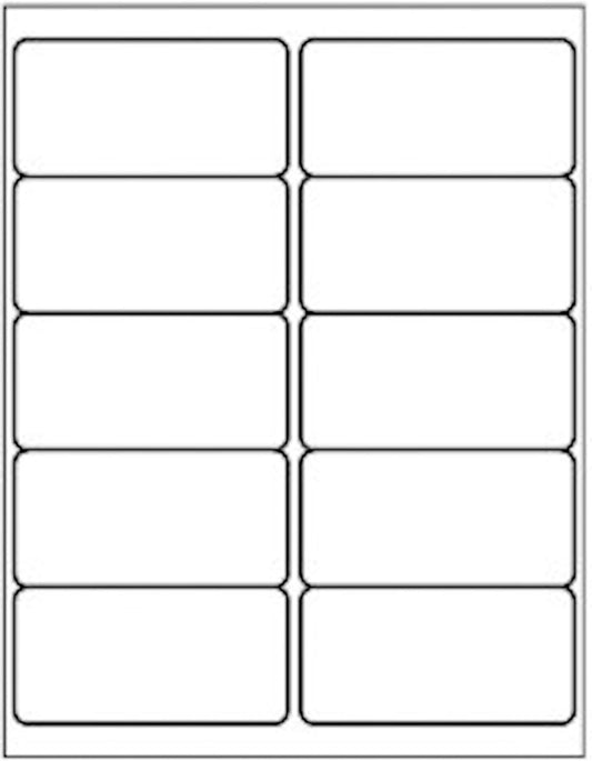 10 Up - Address Labels - 2" x 4" - 10000 Labels