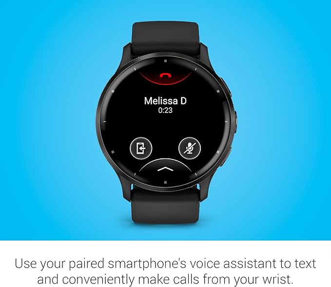 Garmin Venu 3 Running GPS Smartwatch with AMOLED Display, Advanced Health, Fitness Features, Up to 14 Day Battery Life with Signature Power Bundle | Slate with Black Silicone Band