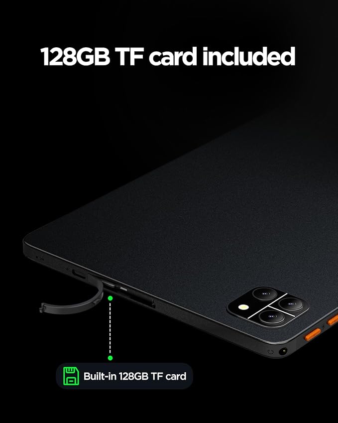 Android Tablet, 10.1 inch Android 15 Tablet with Octa-core Processor, 12GB RAM 192GB ROM (Expandable up to 2TB), 800x1280 IPS Display, WiFi 6 & Bluetooth, Dual Speakers, 5MP+8MP Camera, 6000mAh