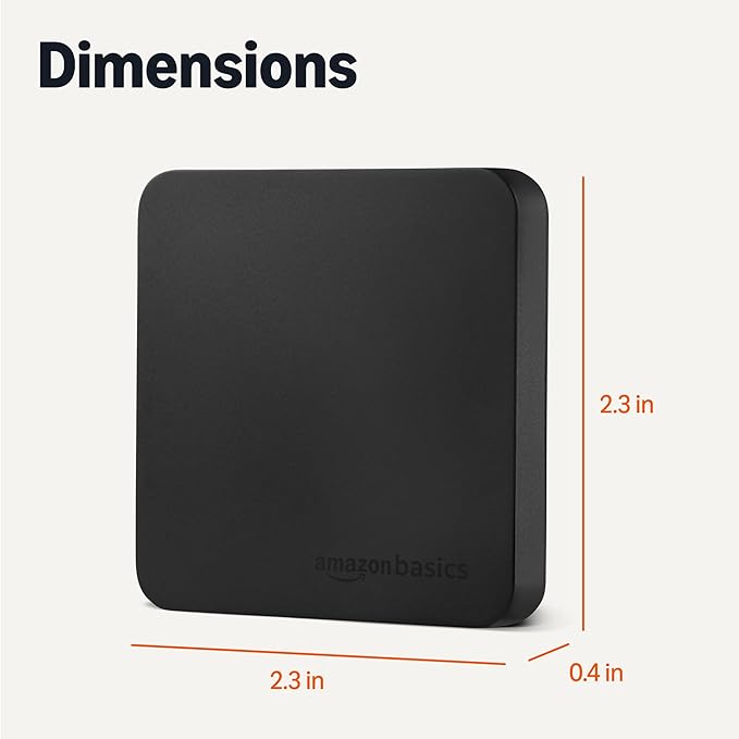 Amazon Basics Portable External SSD, External Solid State Drive 2TB, speeds up to 2000MB/s, USB 3.2 Gen 2, IP65 Water & Dust Resistant, Black
