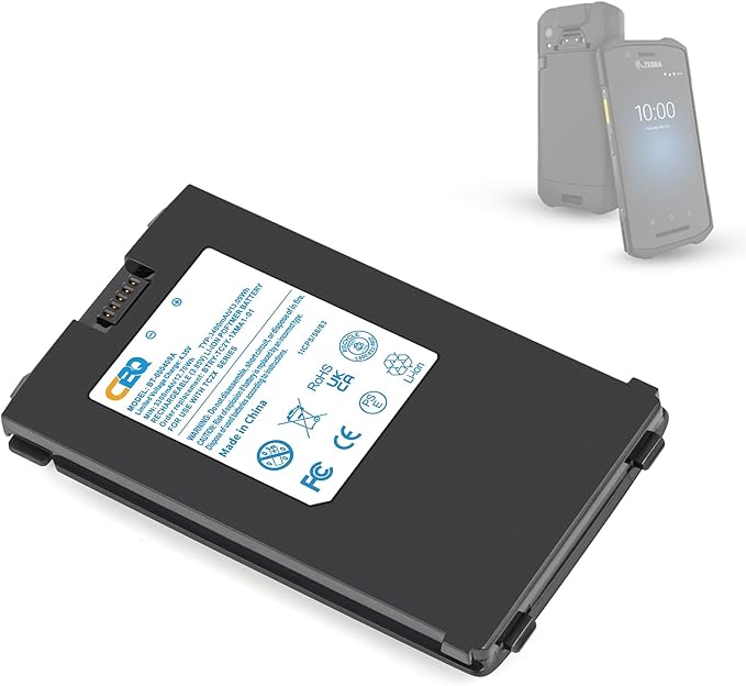 CBQ for Zebra TC21 Scanner Battery TC26 TC210 TC21 TC210K TC26AK TC26CK TC26BK TC26DK TC26EK BT-000411-08 BT-000409A BTRY-TC2Y-1XMA1-01 Replacement Lithium Batteries,3400mAh.