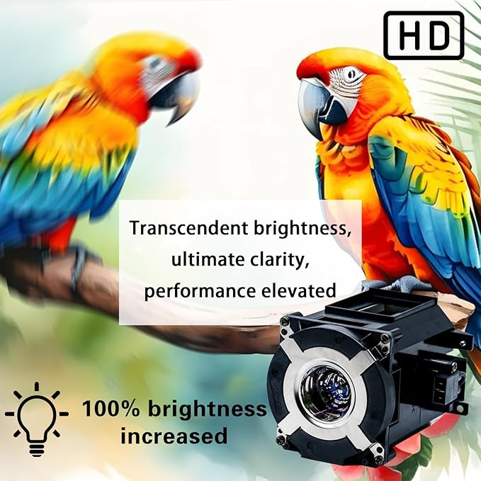 NP26LP Replacement Projector Lamp Bulb for NEC PA522U PA571W PA571W-13ZL PA621X PA621X-13ZL PA622U PA672W PA672W-13ZL PA722X PA722X-13Z with Housing