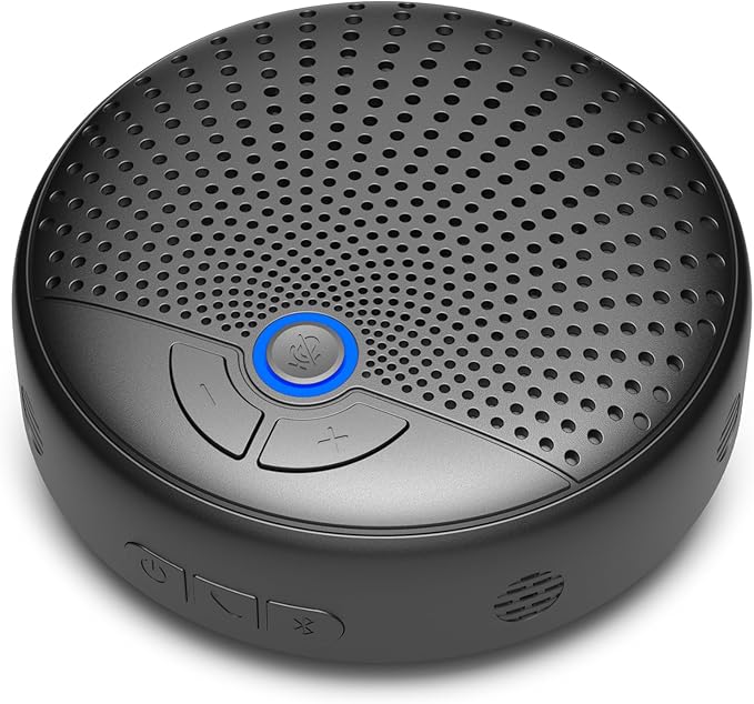 CM900 Conference Speaker and Microphone, 4 AI Mics 360° 20ft (7m) Voice Pickup, Noise Reduction, USB C & Bluetooth 5.3 (20m & 66ft) Speakerphone for 16 People, Compatible with Leading Platforms