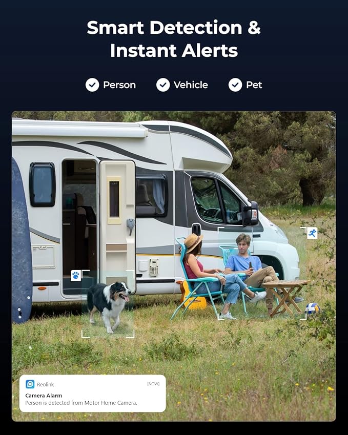 REOLINK 4G LTE 4K Dual-Lens PTZ Cellular Security Camera Outdoor -2Pack(Trail*1 + White*1), Wireless Auto Tracking, 6X Hybrid Zoom, Smart Detection, SIM Card Included, TrackMix LTE Solar Kits