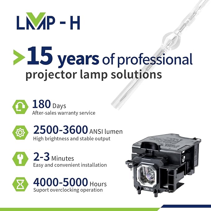 NP16LP Replacement Projector Lamp Bulb for NEC M311W M260WS UM280W UM280X UM280Xi UM280Wi M300W M300XS M300XSG M350X NP-P350X M361X NP-UM300W with Housing