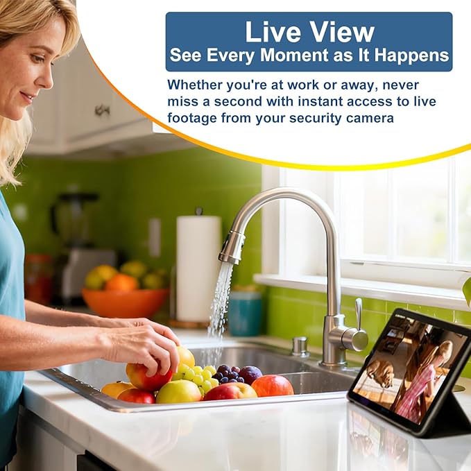 4MP Dual Lens Indoor Security Camera, 360° Pan/Tilt Baby & Pet Monitor, 2.4G/5G WiFi, Motion Tracking, 24/7 Cloud/SD, 2-Way Audio, Works with Mobile App & PCs
