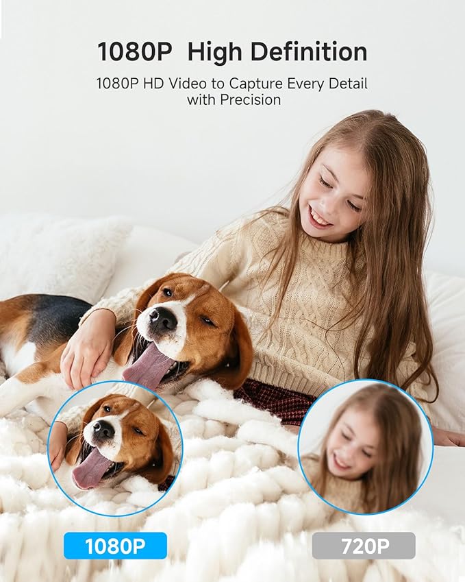 Noorio B200 Security Camera Wireless Outdoor Magnetic, 1080p Cameras for Home Security, Battery 1Min Install AI Motion Detection WiFi Indoor Camera, Color Night Vision, 2-Way Talk, Work with Alexa