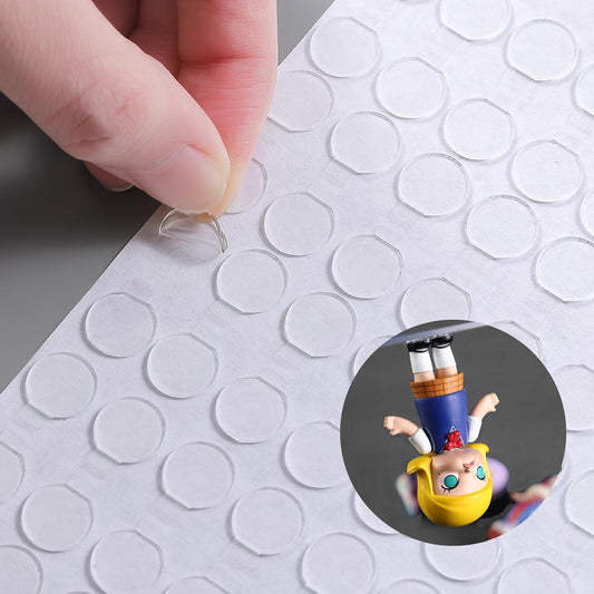 Adhesive Stick dots Two-Sided Sided Mounting Putty Stick Tack for Wall Hanging Crafts Balloons Festival Party Decorations,Clean Removable(0.6"*0.6"-80)