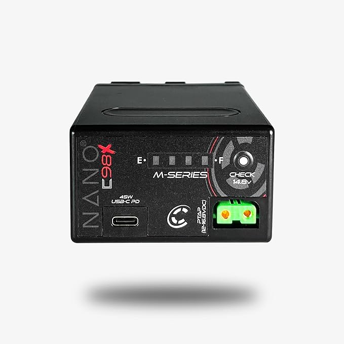 Core SWX NANO-C98X BPA-Style Battery – 98Wh Lithium-Ion Battery with USB-C PD & P-Tap Outputs, LED Gauge – Flight-Safe Power for BPA-Compatible Cameras