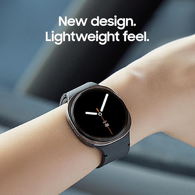 Samsung Galaxy Watch 8 (2025) 40mm Bluetooth Smartwatch, Cushion Design, Fitness Tracker, Sleep Coaching, Running Coach, Energy Score, Heart Rate Tracking, Silver [US Version, 2 Yr Warranty]