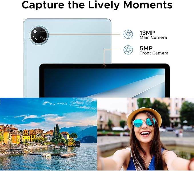 DOOGEE Tab A9 Pro+ Android 16 Tablet,11 inch Tablet with 90Hz Display,30GB+128GB/2TB TF Octa-Core Gaming Tablets,8580mAh,1080P,Bluetooth 5.0+5G WiFi Tablets,13MP+5MP,Face ID/OTG
