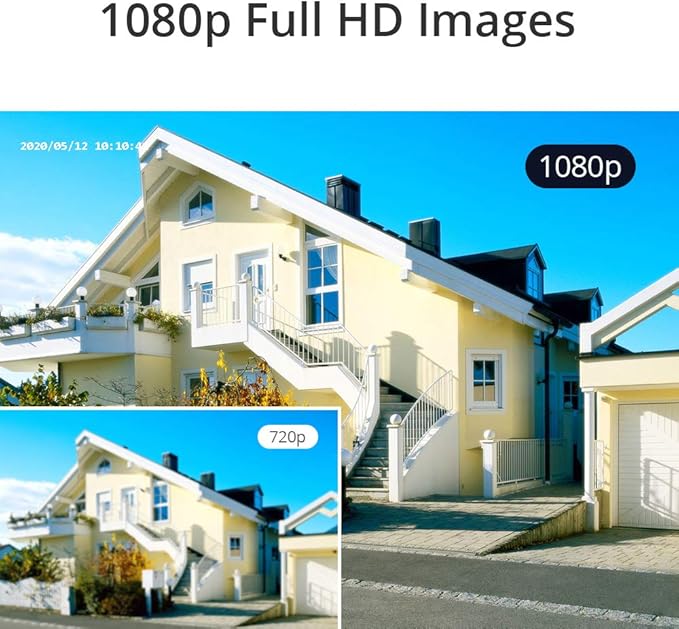 SANNCE 1080p CCTV Security Camera, Dome Surveillance Camera with 100ft Night Vision, IP66 Waterproof for 960H,720P,1080P,5MP,4K Analog Security DVR (No Power Supply and Cable, Only a Camera)