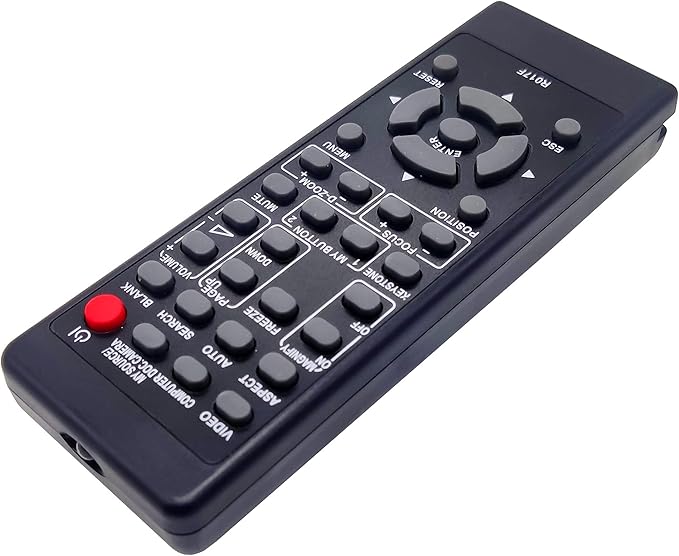 A-00008320 Projector Remote Control for ViewSonic PJ358, PJ359W, PJ500, PJ501, PJ502, PJ510, PJ550, PJ551, PJ758, PJ759, PJ760, PJL3211, PJL7211, PJL9371, Pro9500